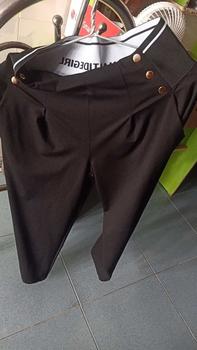 Product Review of Quần bagy 6 khuy, quần bagy nữ siêu hách dáng Baggy quanong xuong Đen from q**3 0