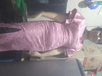 Product Review of Dress Brukat Amanda / Dress brukat / Dress wanita / Dress kondangan Cantik Casual Panjang Velvet Formal Sabrina Nyaman Pesta Mewah Gaun from E**z C**a T**r P**a 0