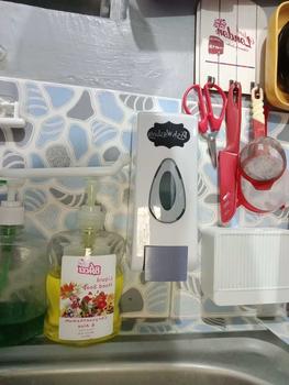 Product Review of Home Wall Mounted Soap Dispenser Shampoo Shower Hand Sanitizer Dispenser With Bottle Installation Room from h**s 0