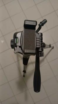 Product Review of Live Tripod Mount Camera Professional Aluminum Selfie Tripod Bracket with Three-dimensional Head & Phone Clamp from ป**า 2