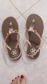 Product Review of (form to lùi size) Sandal Đính Đá Vuông Chiếc Lá Dép Shoes Giày Nữ from L**N 1**4 0