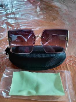 Product Review of [ BELI 1 GRATIS 1 ] Unyiel - Kacamata Fashion Wanita Kacamata Korea Wanita Free Box Doir eyewear hitam women  sunglasses  pria Lensa from n** c**a 0