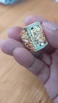 Product Review of Nhẫn rồng hoàng đế Nam giới bền đẹp có ký hiệu from t**h v** 0