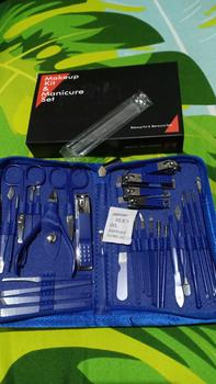 Product Review of Manicure Set 32 in 1 Alat perawatan kuku 1 Set isi 32pcs Set Manikur Perawatan Kuku gunting nail tangan Kotoran Mempercantik from G**s 1