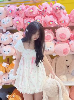 Product Review of Đầm Bí Họa Tiết Nơ Hồng - Sana Mochi Dress (Ảnh thật Chérii chụp) from k**g h** m** ư** 2