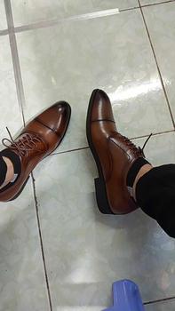 Product Review of Giày oxford công sở buộc dây cổ điển da bò tấm - giày oxford buộc dây Shoes Nam from W**N 0
