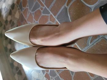 Product Review of Giày cao gót da mờ 5p kèm đế cao su non chống trơn from t**a 1