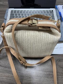 Product Review of Túi Cói Đeo Chéo Thời Trang Hè, Túi Xách Nữ Phong Cách Retro Cực Xinh TC64 from M**n 1