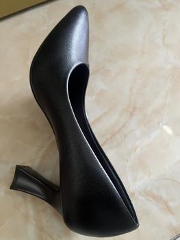 Product Review of Giày cao gót da mềm 5cm, 7cm hoạ tiết thêu cách điệu- Giày cao gót công sở Made in Việt Nam from B**️ 2