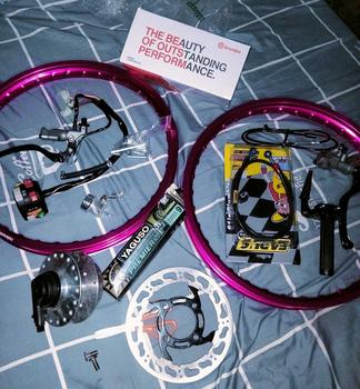 Product Review of Thaiworkz Alloy Rim PAIR (2pcs) Made in Thailand (930 GRAMS) 1.40x17 rim for Raider XRM Wave Sniper from v**k 0