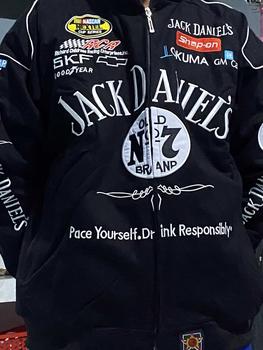 Product Review of Áo Khoác Jack Daniels Vải Kaki 3 Lớp, Có Trần Bông, Logo Hình Trên Áo Được Thiêu Menswear Nam Dài Tay Jacket Tay Dài from N**1 2