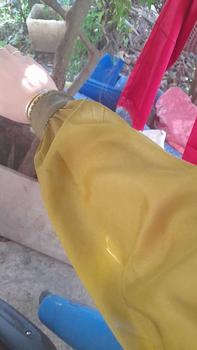Product Review of Đồ bộ, đồ ngủ pijama tay dài tiểu thư chất liệu lụa xước phối voan nhiều màu xinh xắn dưới 62kg from D**m m** 6** 0