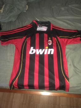 Product Review of Bộ quần áo bóng đá, đồ đá banh ACMILAN ĐEN ĐỎ logo THÊU vải thun lạnh cao cấp loại I Top Sport from u**1 0