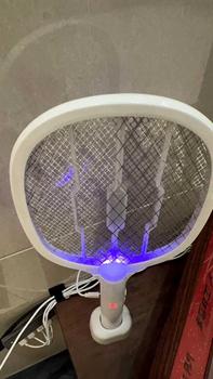 Product Review of Sunny ซื้อ1แถม1 2024ปี ใหม่ ไม้ตียุงไฟฟ้า มีที่ชาร์จ USB และฐานชาร์จ นักฆ่ายุง 2-in-1 ด้วยแสงสีม่วง ที่สามารถจับและทำลายยุงได้ เครื่องฆ่ายุงในครัวเรือนแบบชาร์จไฟได้ Electric mosquito swatter from ส**ี 1