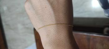 Product Review of 18K Cadena Dainty Bracelet from |**| 1
