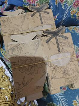 Product Review of ( Isi 100pcs ) Souvenir Mangkok Bulat Soft Kemas Box Rustik Mangkuk from Y** 3