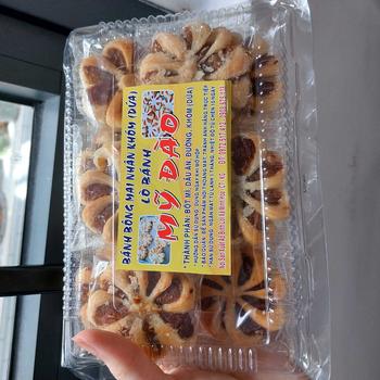 Product Review of bánh khóm hoa mai-  # ít đường- hương vị dứa -  Hữu cơ # Đào bánh khóm vị chua ngọt không gmo banh bánh abc ăn cùng from p**🍮 1