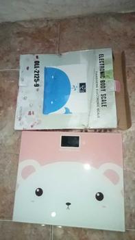 Product Review of Timbangan Badan Kaca Digital Elektronik Motif Kartun 180kg Cartoon Body Scale OLL-2125 from y**p 0