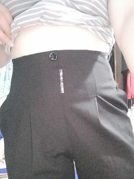 Product Review of Quần bigsize nữ cạp cao form baggy chất umi co giãn 4 chiều mặc thoải Pants Nhung Women from D**a 3