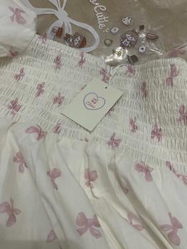 Product Review of Đầm Bí Họa Tiết Nơ Hồng - Sana Mochi Dress (Ảnh thật Chérii chụp) from 1**2 1