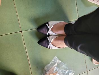 Product Review of Sục nơ nhỏ 3 màu mũi nhọn - Giày DG Nữ DéP from C**p C**p 1