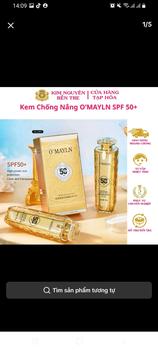 Product Review of Kem Chống Nắng O’MAYLN SPF 50+ Làm Sáng Da, Bảo Vệ Da from T**h H**g 0