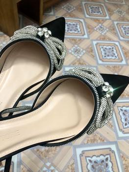 Product Review of Giày nơ xoàn vip 2p HALEY STORE đế bệt nơ đính xoàn mũi nhọn dây xoàn tiểu thư tiệc cưới bền đẹp đi học đi chơi đi làm êm chân from X**g 2