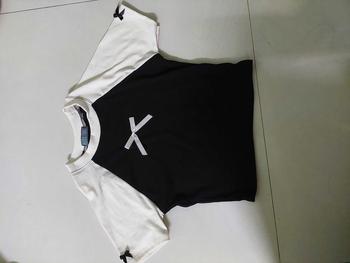 Product Review of Áo Thun Croptop Borip Nữ Form Basic Cổ Tròn Tay Ngắn Raglan Phối 2 Màu Đính Nơ Women Sen from B**h H**n 0