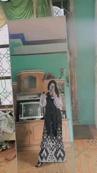 Product Review of BAJU TENUN COUPLE TENUN RUBY DRESS KEMEJA TENUN PRIA Pasangan BAJU KONDANGAN TENUN COUPLE CATALINATENUN Kombinasi Satin from P**A 1