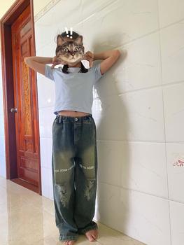 Product Review of Quần Jean Xuông Rách SEE Cạp Chun Cho Bé Gái Ong Women Dáng Suông Sz 11-15 Hàng Việt Nam Pants dài from ** ⋅**e c** H** ** 0