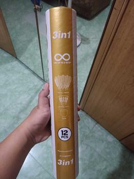 Product Review of Shuttlecock  Cock Badminton 3 IN 1 Nitro Gold / Alpha Black / Alpha Eco White Original from S**n T**g 1