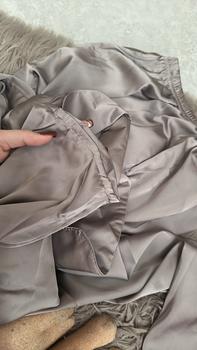 Product Review of Đồ Bộ Pijama Lụa LaTin Tơ Tằm Lông Vũ Sợi Thiết Kế Nữ (Có Túi 40kg-58kg) Women Áo from 🎀**🎀 1