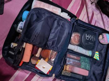 Product Review of PIFACIA Cosmetic Bag POLOS Tas Kosmetik Travel Bag Multifungsi from ف**ف 1