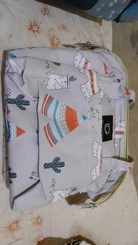 Product Review of LAKOE Tas Bayi Multifungsi diaper bag / tas Perlengkapan bayi pink bags Biru from D** Q** 0