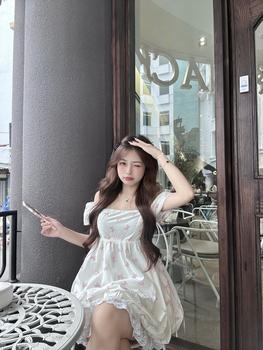 Product Review of Đầm Bí Họa Tiết Nơ Hồng - Sana Mochi Dress (Ảnh thật Chérii chụp) from C**n B**🤍 1