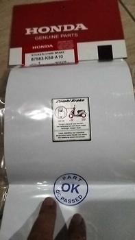 Product Review of stiker combi brake original honda stiker dashboard from D**2 0
