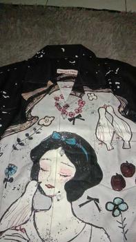 Product Review of YGT Button Shirt Fullprint - Snow White Baju Kerah Motif Printing from 👀**👀 2