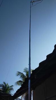 Product Review of Tiang Antena TV WIFI OUtdoor 9 Meter Galvanis Anti Karat Bendera Umbul Umbul Besi from S**m 0