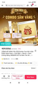 Product Review of [MQ SKIN Tặng 1 NẠ ] Kem Face Siêu Trắng 30gr + Cao Nám Đêm + Serum Căng Bóng Da _ Hỗ Trợ  Dưỡng Trắng Mờ Thâm Nám , Căn Bóng Da  Skincare from @**3 0