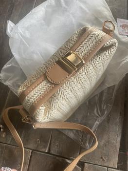 Product Review of Túi Cói Đeo Chéo Thời Trang Hè, Túi Xách Nữ Phong Cách Retro Cực Xinh TC64 from H**n 0