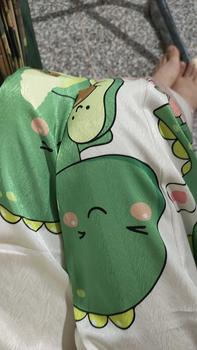 Product Review of (NHẬN HÀNG SAU TẾT)Bộ Pijama Lụa Xước Cổ V Tay Ngắn Phối Voan Nhiều Họa Tiết Cho Nữ, Quần Dài Có Túi Phom Thường 40-60kg Tim Có hoa Voi Kem Women Nhung Quần Ngủ from N**n V** (**) 0