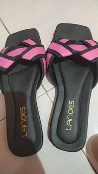 Product Review of LANOES Sandal Wanita Korean Style Elegan Dan Mewah Sandal Wanita Ootd from p**i 0