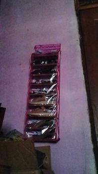 Product Review of HSO RAK SEPATU 9 susun Resleting- Rak Sepatu Gantung Penyimpanan from ** 0