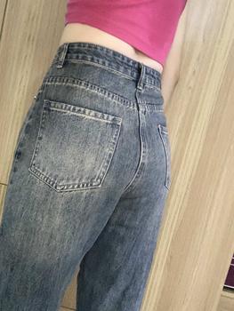 Product Review of YURI JEANS - (Vải QCCao Cấp) Quần Jeans Baggy Màu Dơ Bụi Rách Gối Chất Mền Mịn Dài94cm Nữ Pants from H**h P**1 2