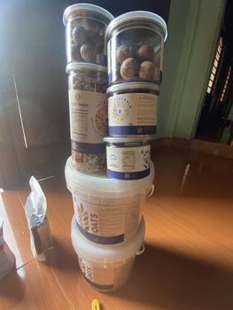 Product Review of vuayenmach Ngũ cốc granola Tiêu chuẩn hương Vani không đường dinh dưỡng Food Mật Ong Lon Organic Granola & Oatmeal Breakfast Cereal lọ óc chó Thức Ăn Hạt Ngũ Cốc from G**m c** đ** t** h** ** 0