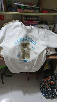 Product Review of Áo Sweater Chất Nỉ 2 Da - BST 2024 Nhiều Hình Phân Loại ( Nỉ Tròn 2 Da) Màu Xám Tiêu ( Sweater Xám Tiêu 2 Da) from 難**💗 1