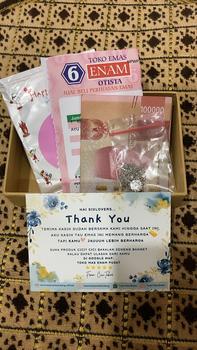 Product Review of Kalung Emas SERUT 50cm Solitaire Gigi 6 Prongs Collection - Rose 17k / White 17k / Yellow 16k from M** ** 0