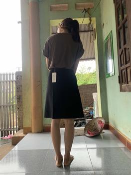 Product Review of Chân váy công sở chất liệu vitex dáng chữ a dài tới gối xếp 6ly dài 50 cm Susuclothing from C** B** Đ** C** 1