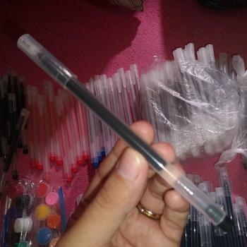 Product Review of Oumi 100Pcs Pen Large capacity ink needle tube Refill Gelpen Ballpen from A**r M**o 0
