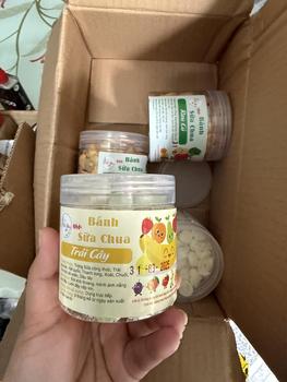 Product Review of Combo 3 hộp bánh mini đủ vị trái cây - SC Trái Cây - Rau củ ( ăn dặm cùng mẹ min ) Food cake ăn vặt snackh banh keo banh  gaun from N**2 1